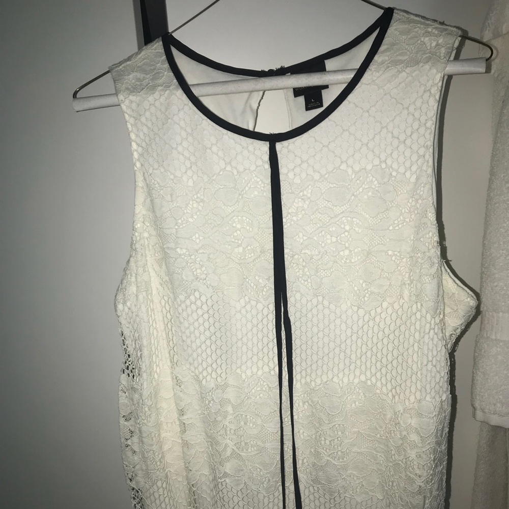 White dress top